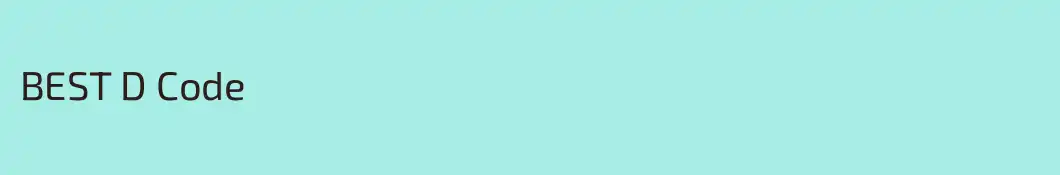 BEST D Code